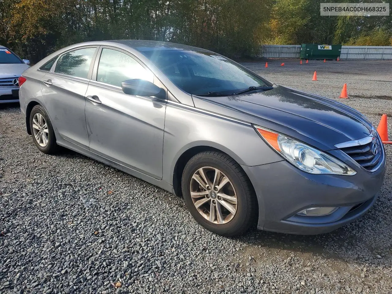 2013 HYUNDAI SONATA VIN 5NPEB4AC0DH668325 — фото 4