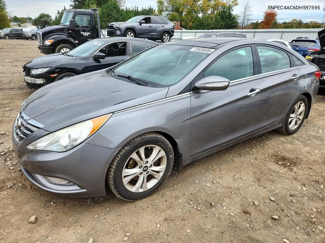 HYUNDAI SONATA 2013, VIN 5NPEC4AC6DH597595