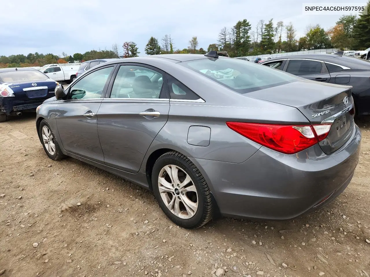 2013 HYUNDAI SONATA VIN 5NPEC4AC6DH597595 — фото 2