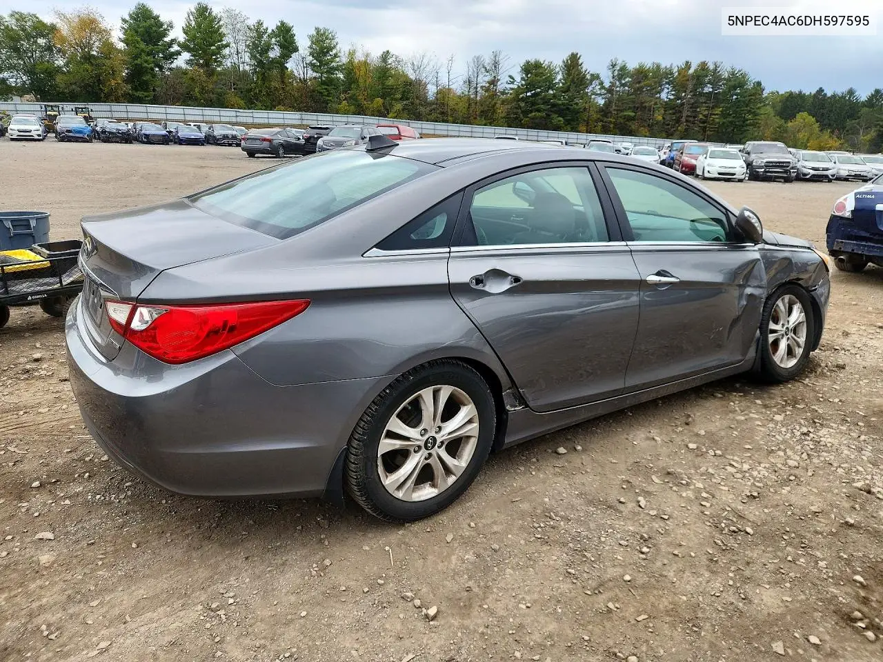 2013 HYUNDAI SONATA VIN 5NPEC4AC6DH597595 — фото 3