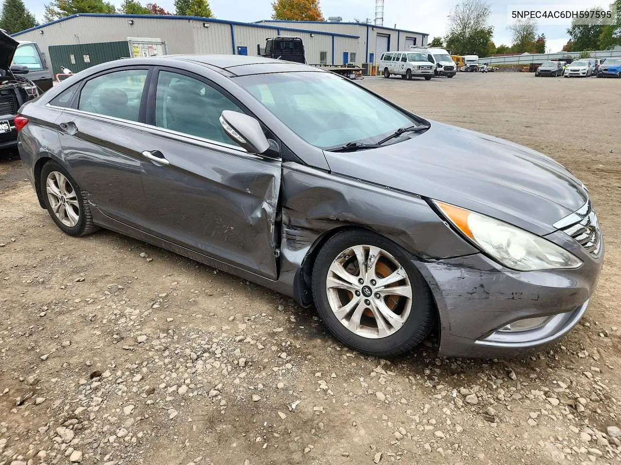 2013 HYUNDAI SONATA VIN 5NPEC4AC6DH597595 — фото 4