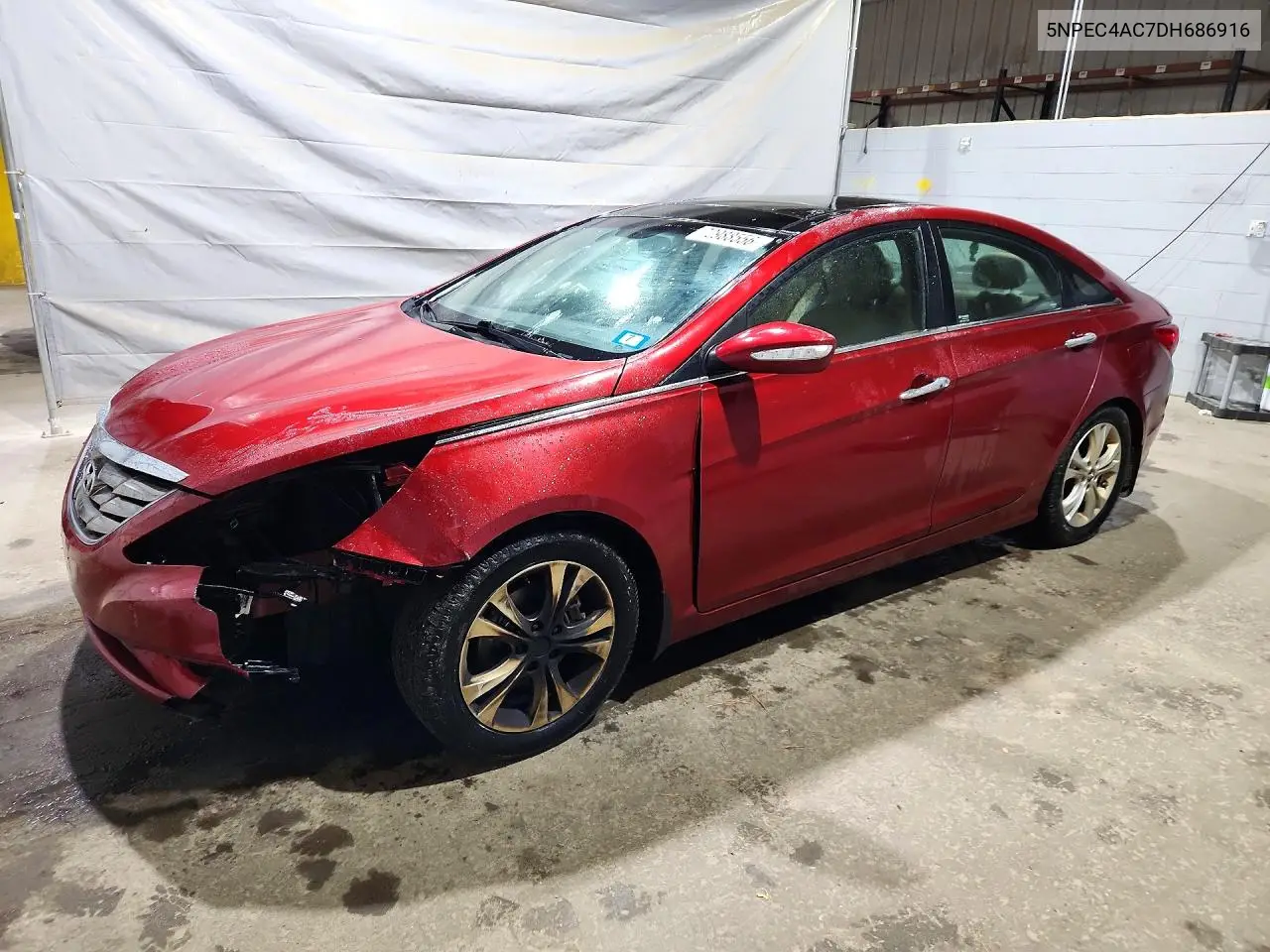 HYUNDAI SONATA 2013, VIN 5NPEC4AC7DH686916