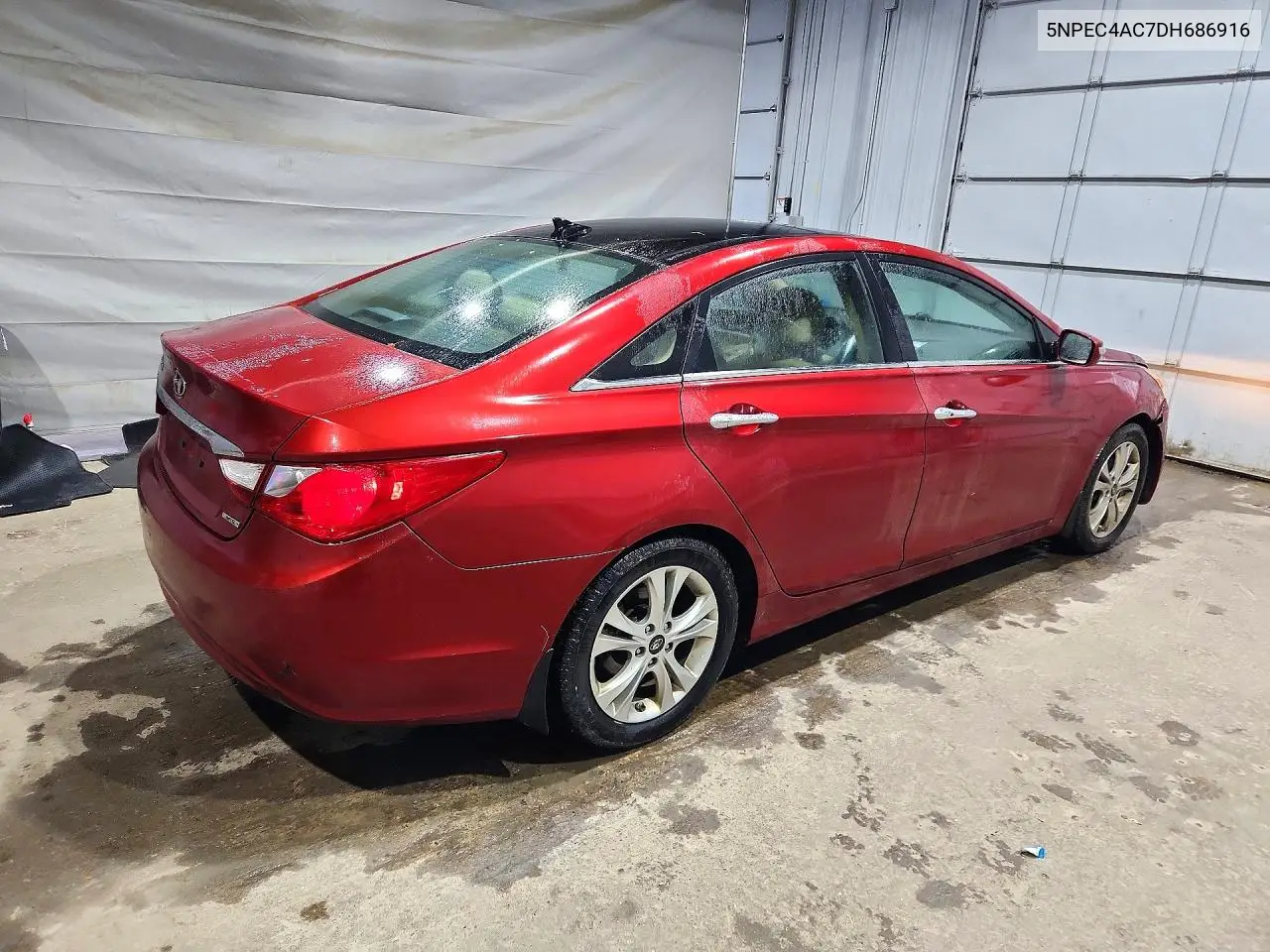 2013 HYUNDAI SONATA VIN 5NPEC4AC7DH686916 — фото 3