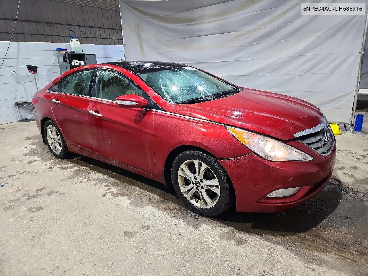 2013 HYUNDAI SONATA VIN 5NPEC4AC7DH686916 — фото 4