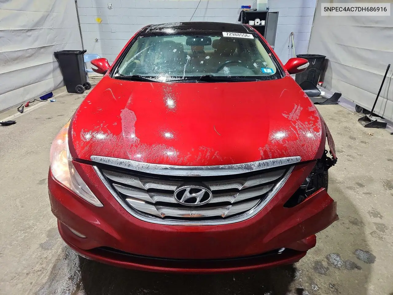 2013 HYUNDAI SONATA VIN 5NPEC4AC7DH686916 — фото 5