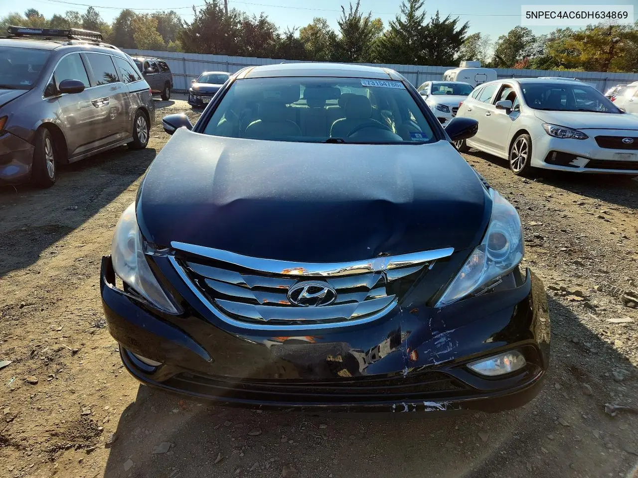 2013 HYUNDAI SONATA VIN 5NPEC4AC6DH634869 — фото 5