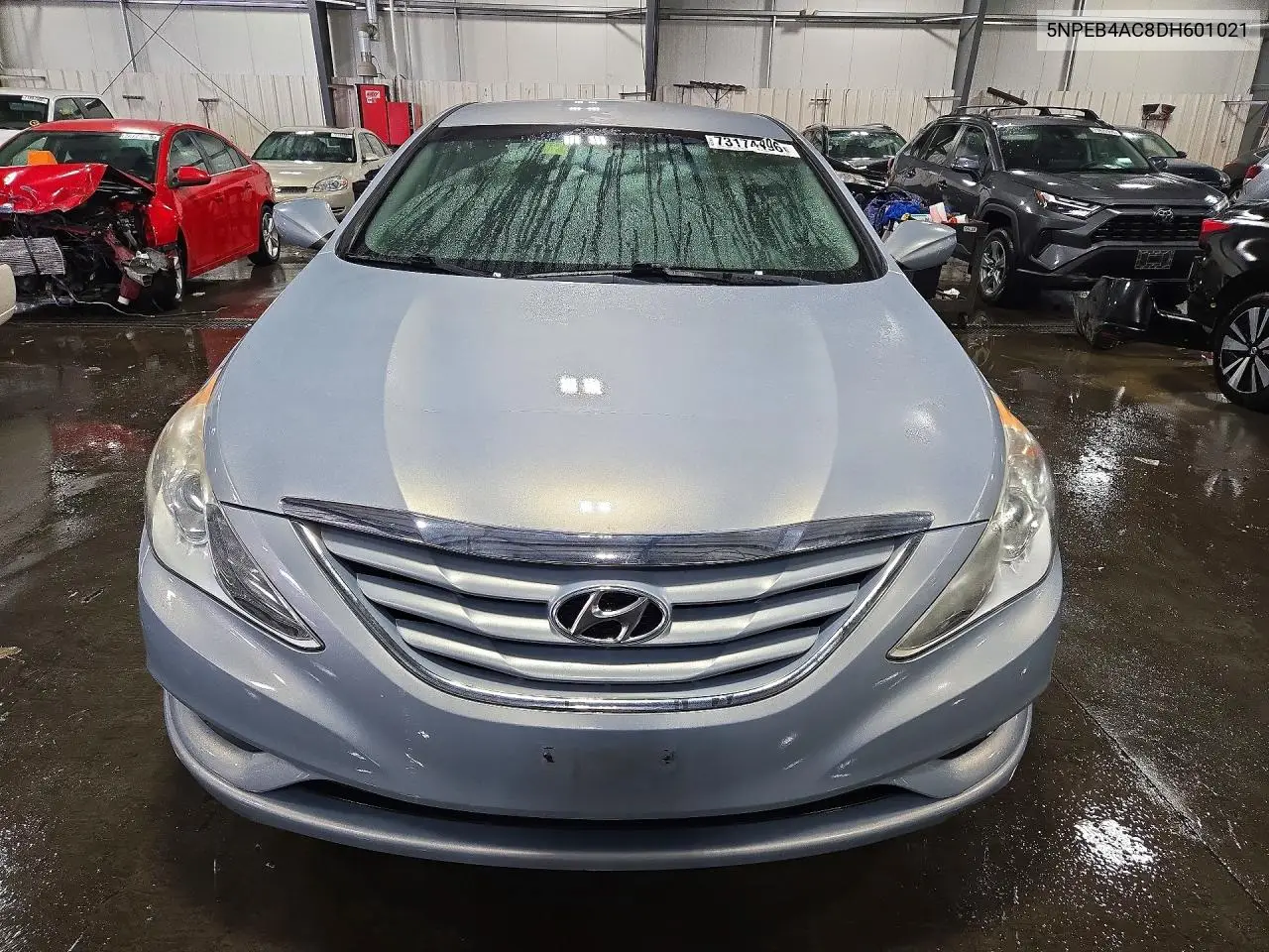 2013 HYUNDAI SONATA VIN 5NPEB4AC8DH601021 — фото 5