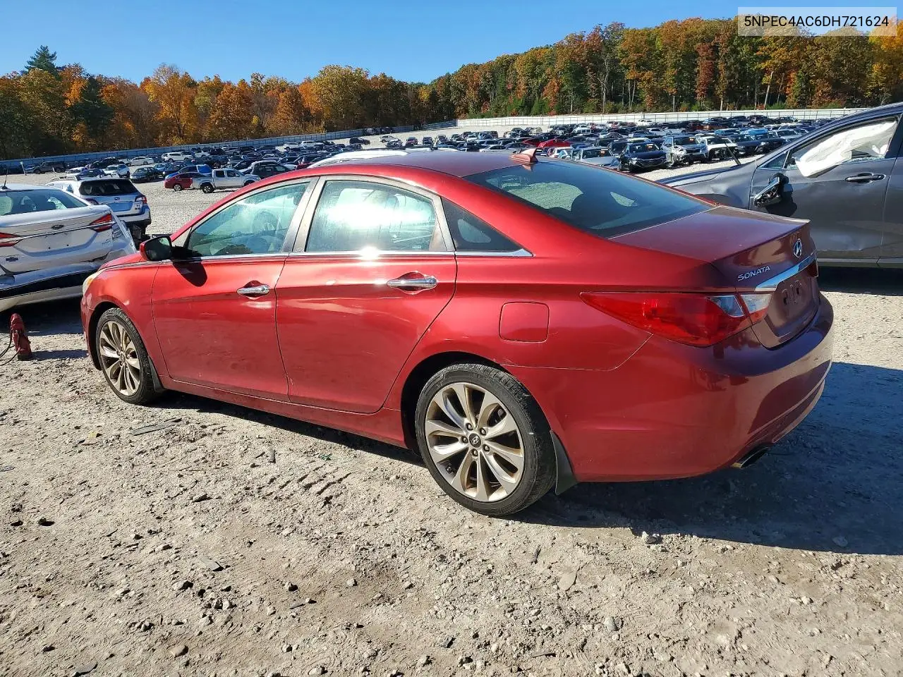 2013 HYUNDAI SONATA VIN 5NPEC4AC6DH721624 — фото 2
