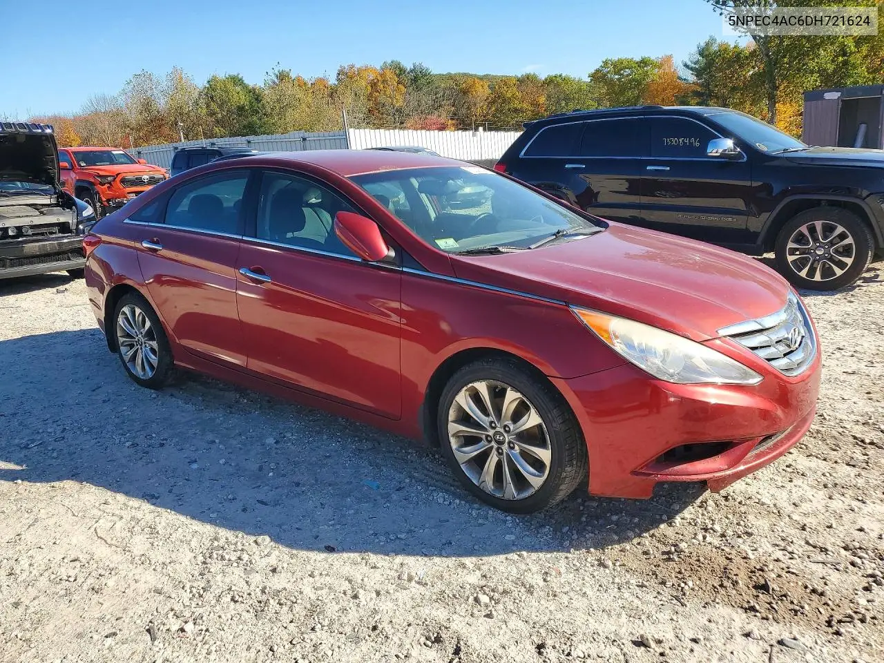2013 HYUNDAI SONATA VIN 5NPEC4AC6DH721624 — фото 4