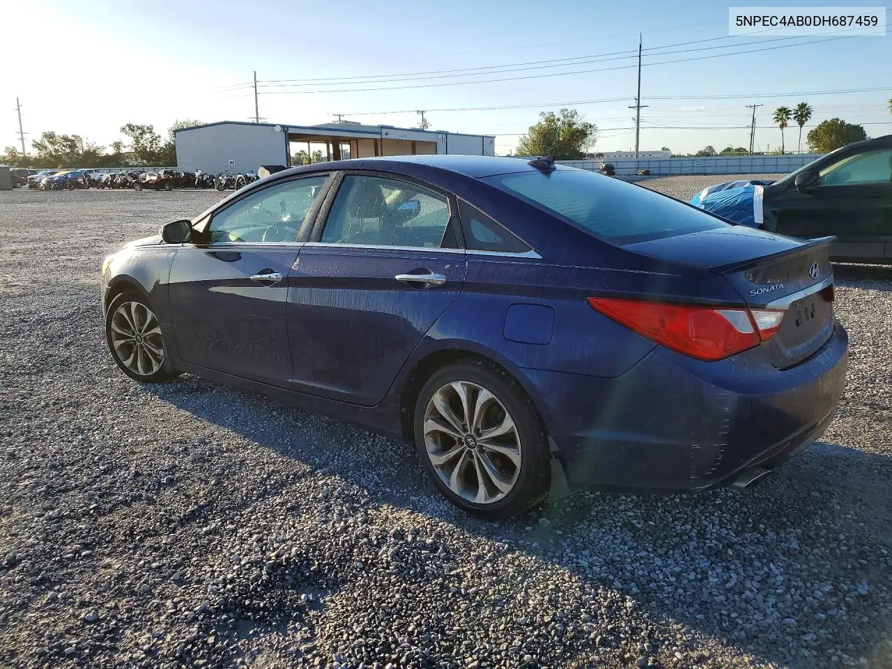 2013 HYUNDAI SONATA VIN 5NPEC4AB0DH687459 — фото 2