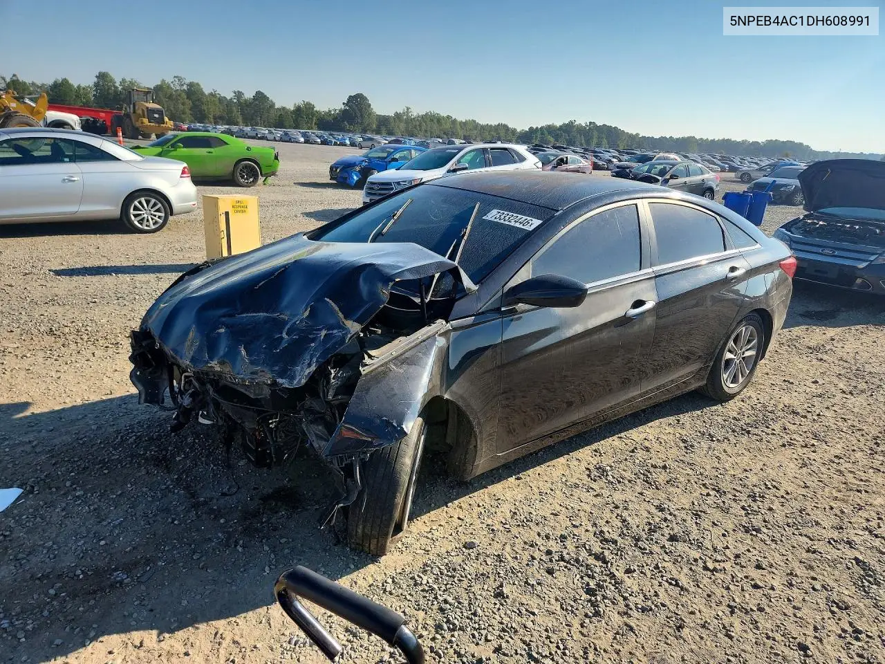 HYUNDAI SONATA 2013, VIN 5NPEB4AC1DH608991