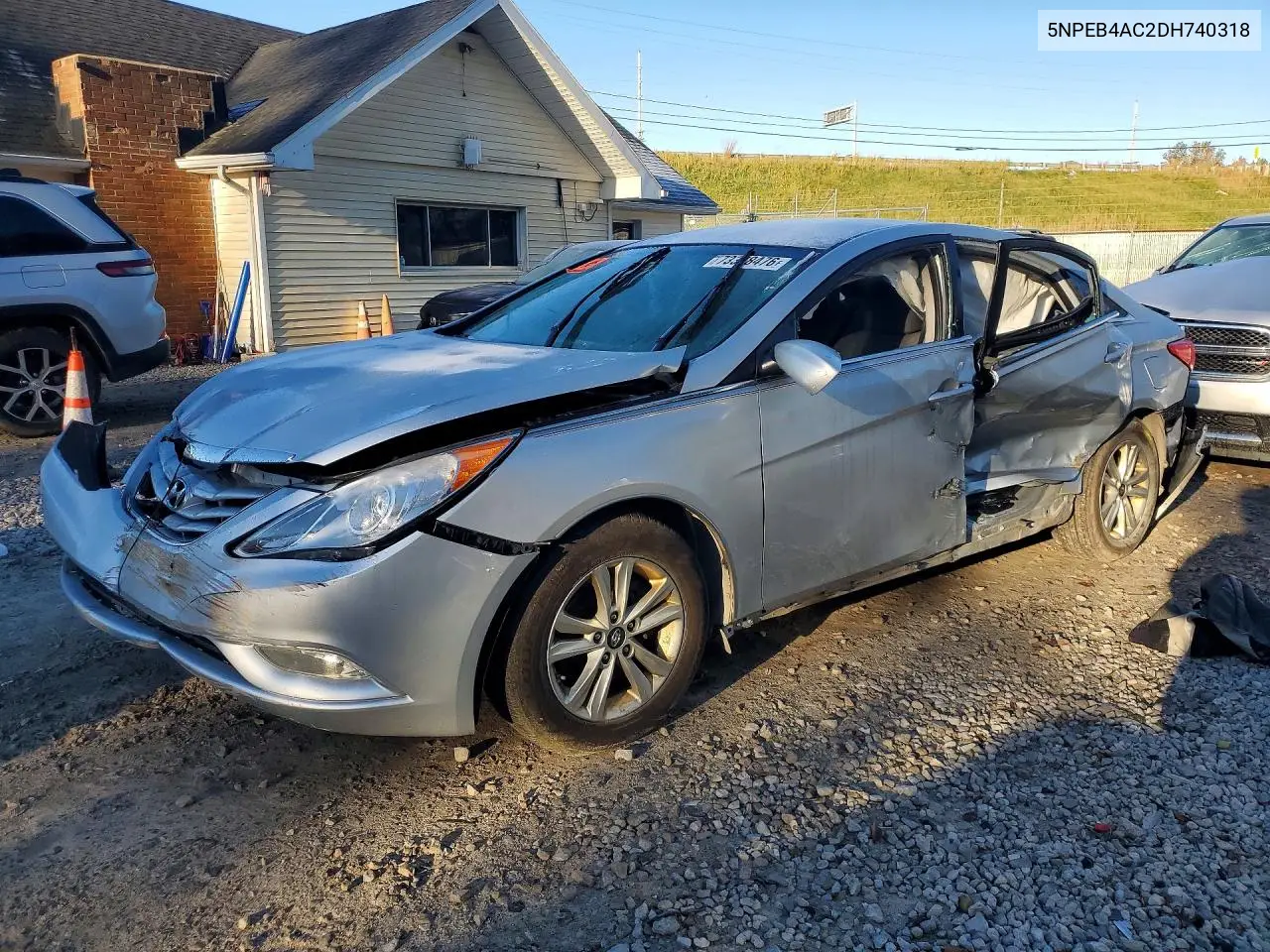 HYUNDAI SONATA 2013, VIN 5NPEB4AC2DH740318