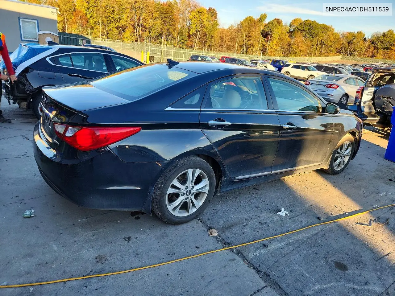 2013 HYUNDAI SONATA VIN 5NPEC4AC1DH511559 — фото 3