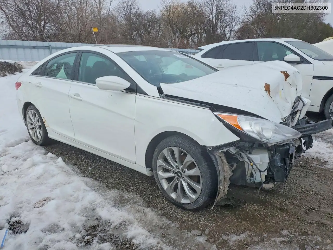 2013 HYUNDAI SONATA VIN 5NPEC4AC2DH802300 — фото 4