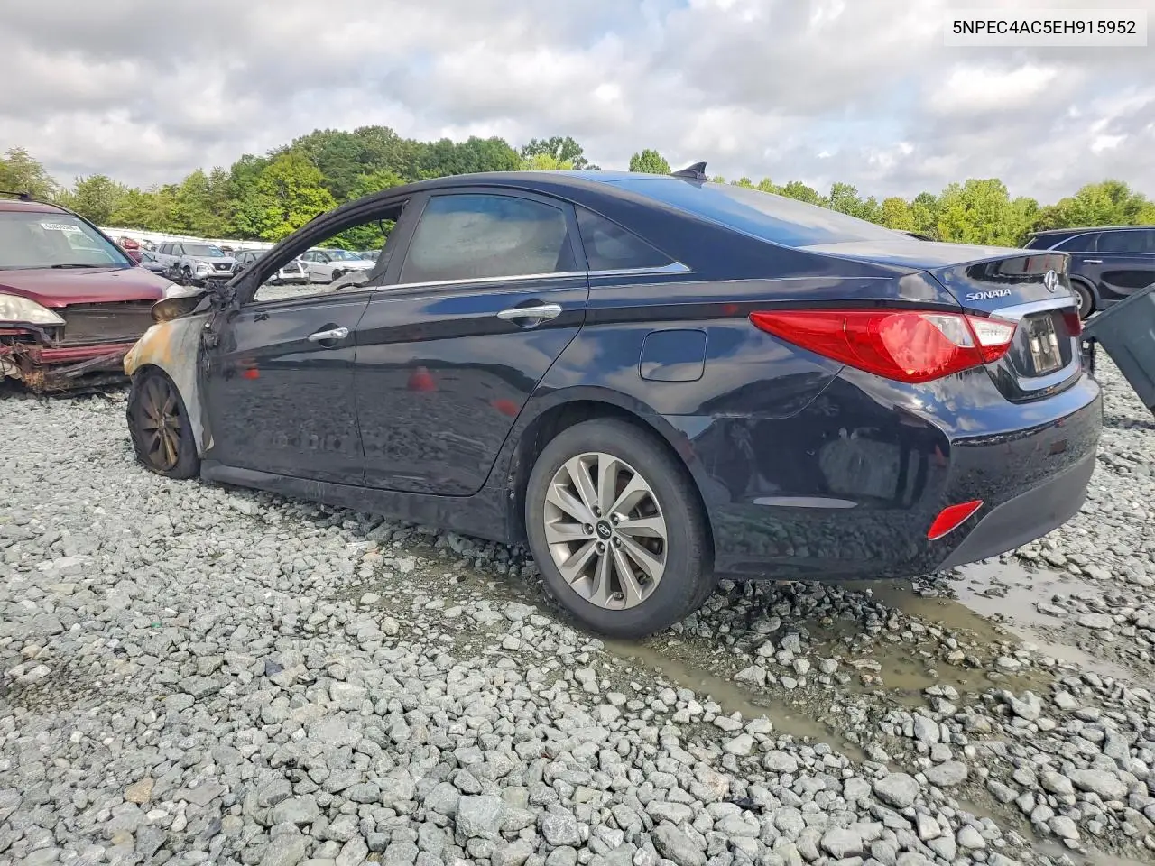 2014 HYUNDAI SONATA VIN 5NPEC4AC5EH915952 — фото 2