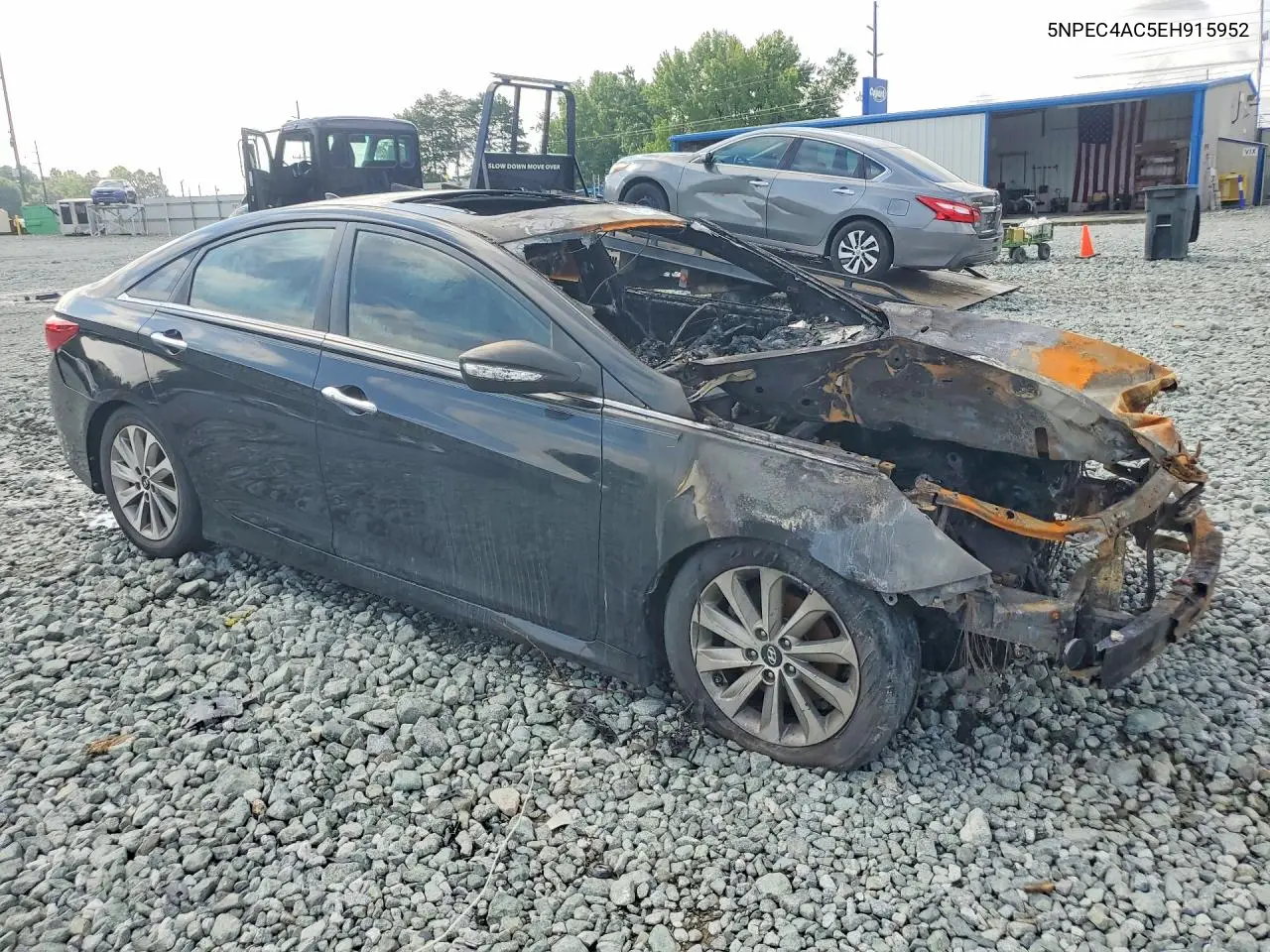 2014 HYUNDAI SONATA VIN 5NPEC4AC5EH915952 — фото 4