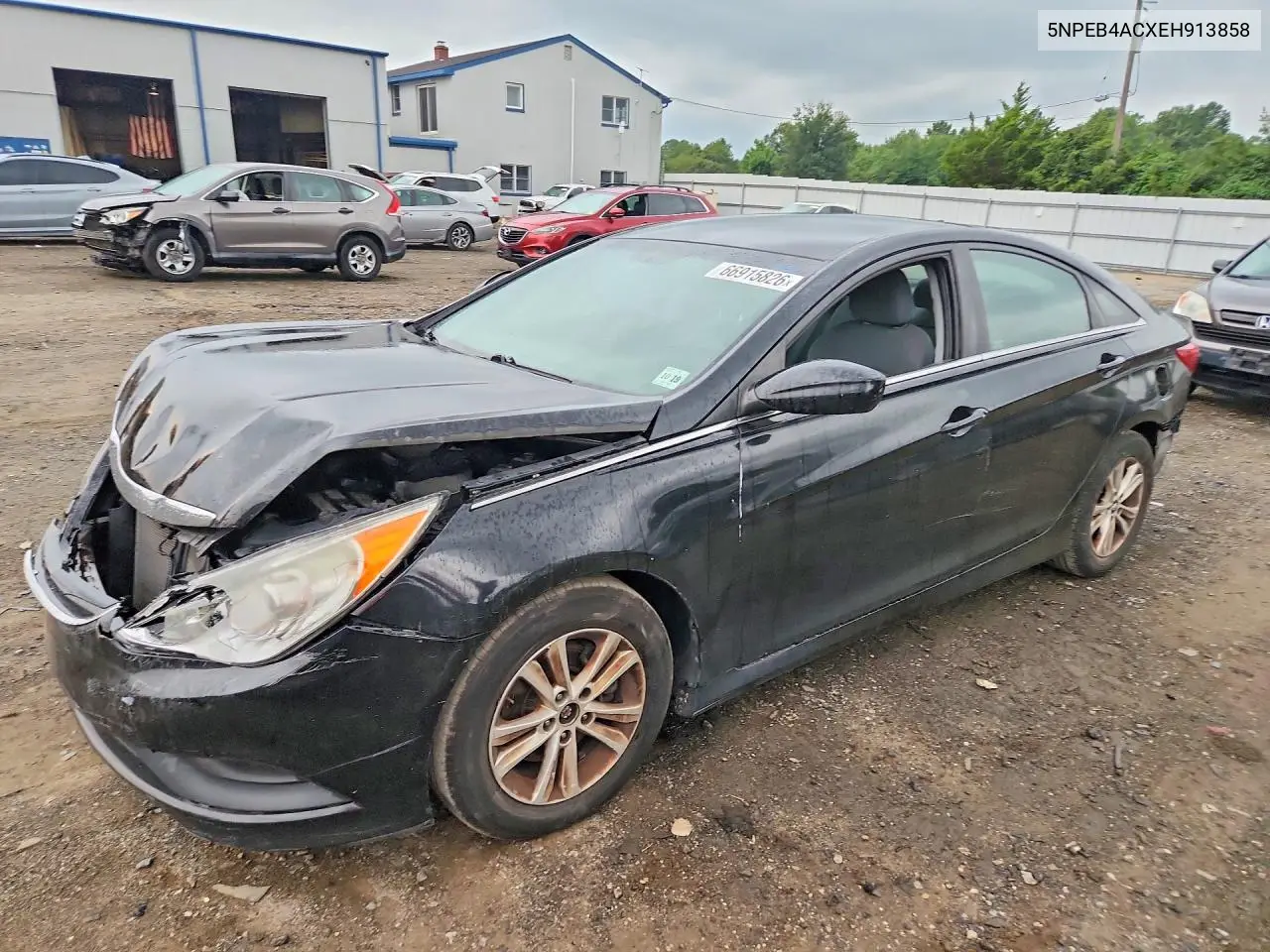 HYUNDAI SONATA 2014, VIN 5NPEB4ACXEH913858