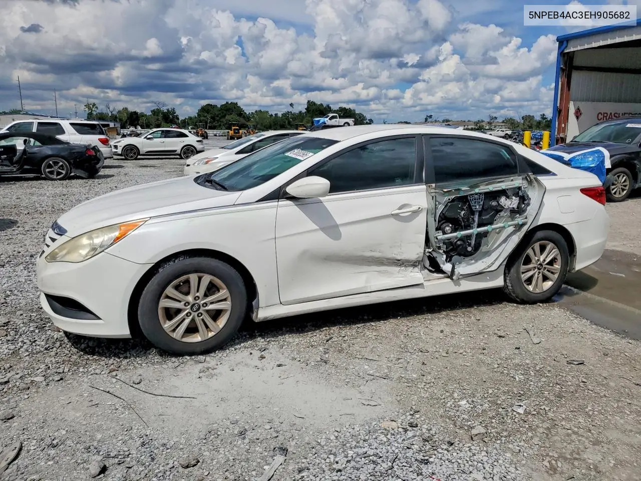 HYUNDAI SONATA 2014, VIN 5NPEB4AC3EH905682