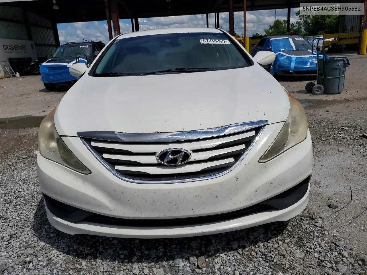 2014 HYUNDAI SONATA VIN 5NPEB4AC3EH905682 — фото 5