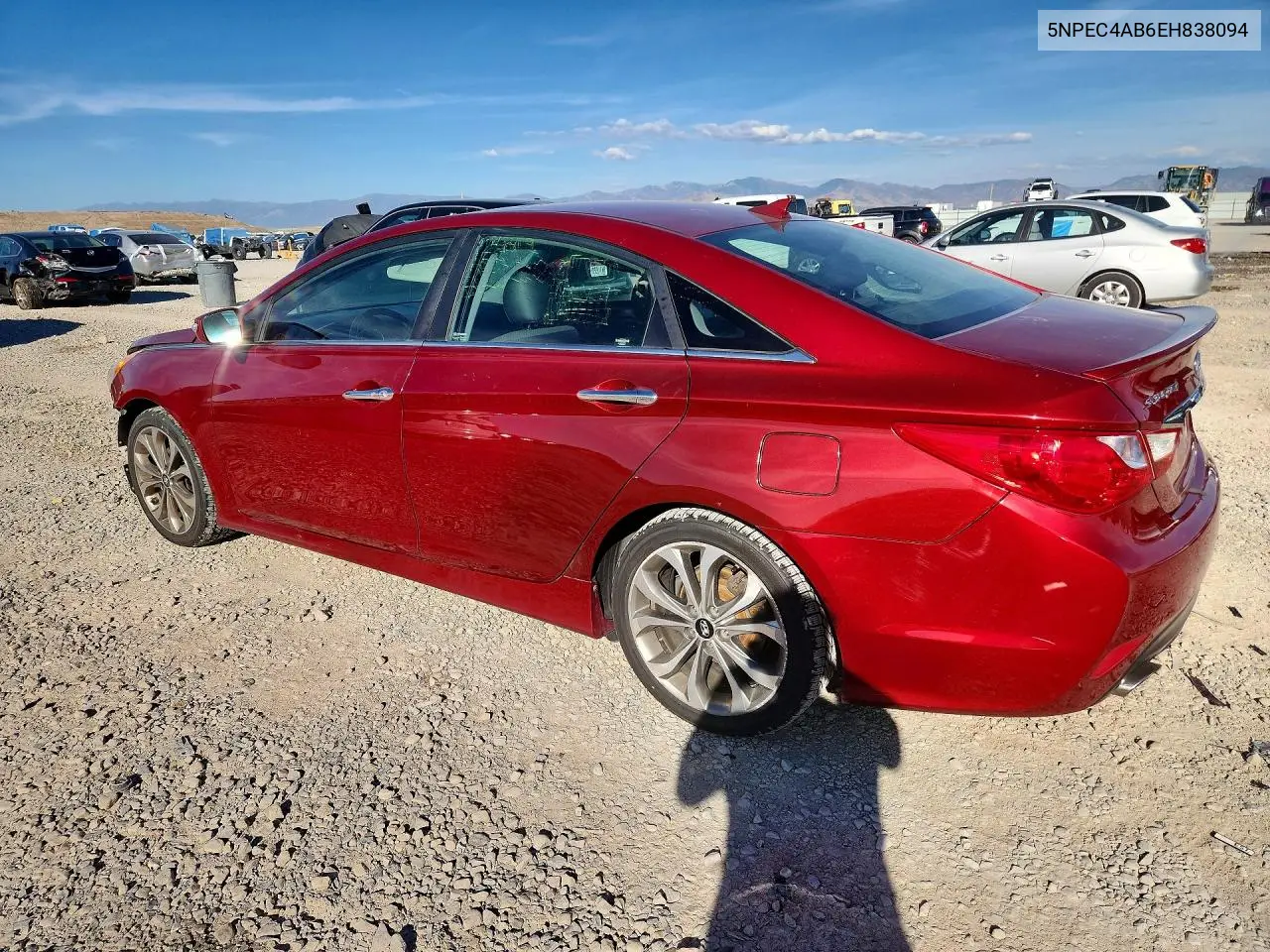2014 HYUNDAI SONATA VIN 5NPEC4AB6EH838094 — фото 2