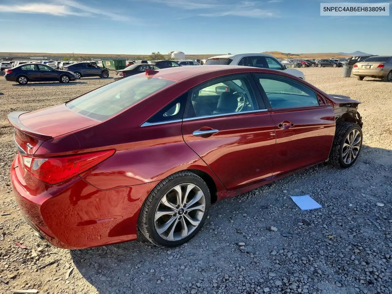 2014 HYUNDAI SONATA VIN 5NPEC4AB6EH838094 — фото 3