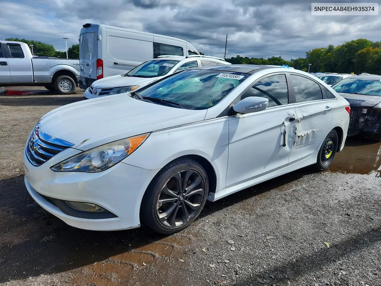 HYUNDAI SONATA 2014, VIN 5NPEC4AB4EH935374