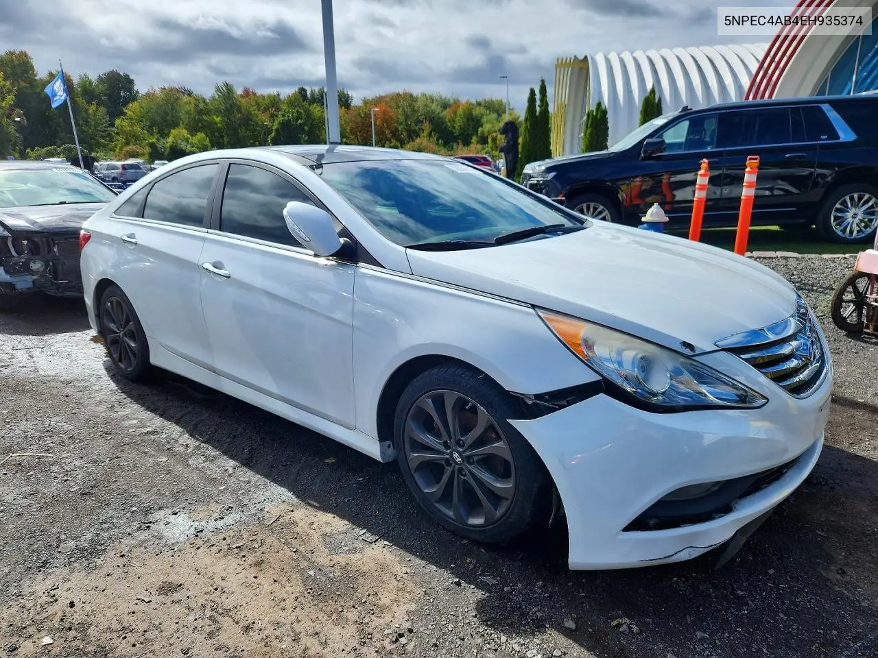 2014 HYUNDAI SONATA VIN 5NPEC4AB4EH935374 — фото 4