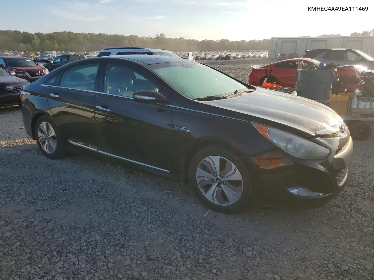 2014 HYUNDAI SONATA VIN KMHEC4A49EA111469 — фото 4