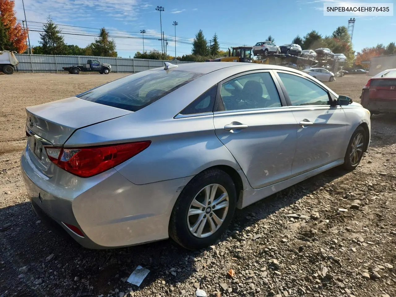 2014 HYUNDAI SONATA VIN 5NPEB4AC4EH876435 — фото 3