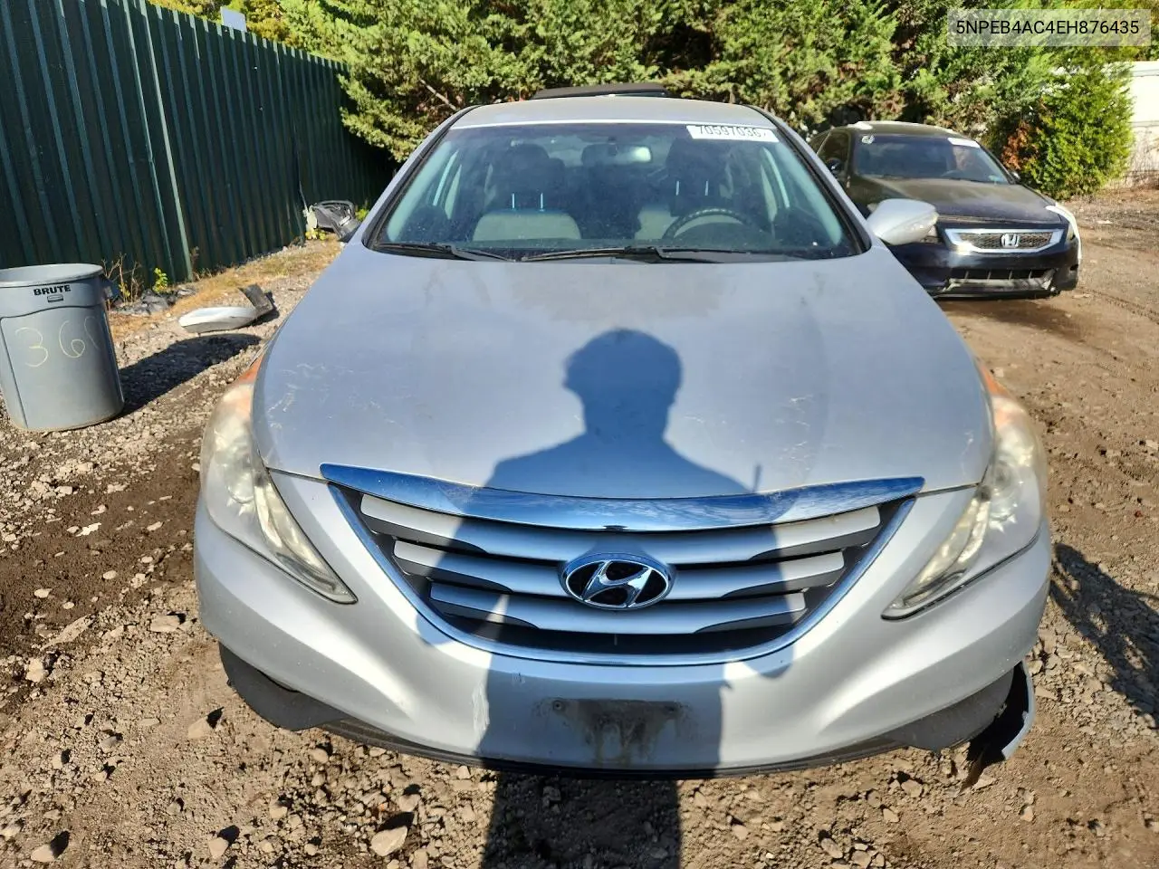 2014 HYUNDAI SONATA VIN 5NPEB4AC4EH876435 — фото 5