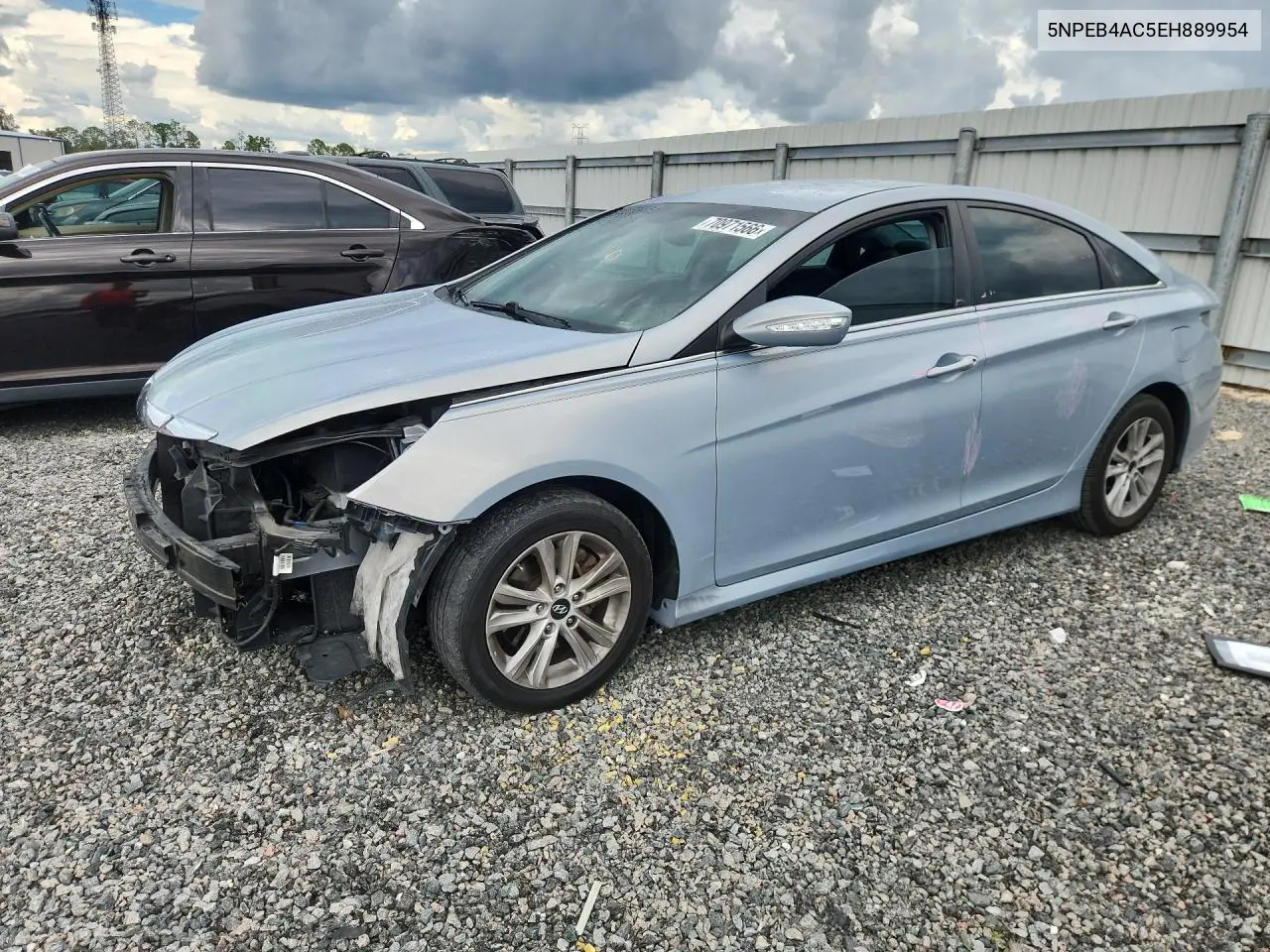 HYUNDAI SONATA 2014, VIN 5NPEB4AC5EH889954