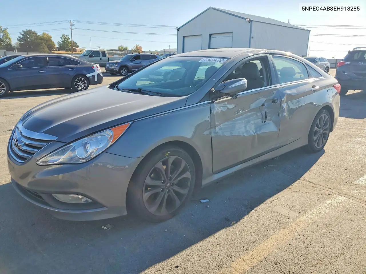 HYUNDAI SONATA 2014, VIN 5NPEC4AB8EH918285