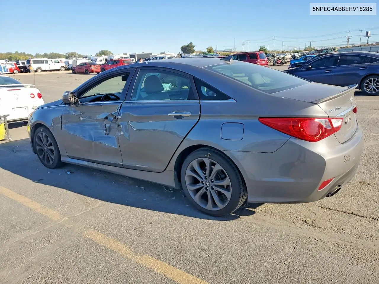 2014 HYUNDAI SONATA VIN 5NPEC4AB8EH918285 — фото 2