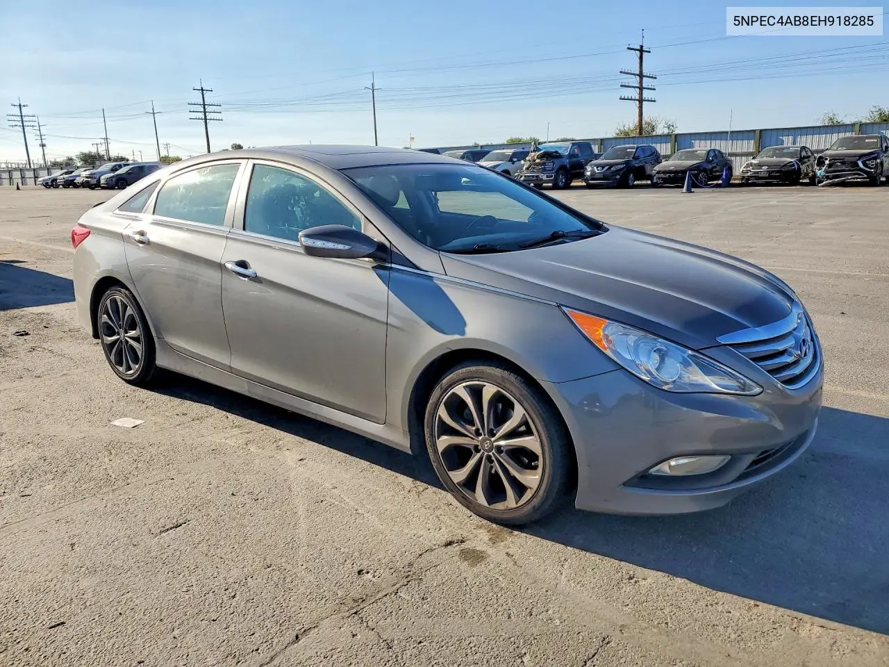 2014 HYUNDAI SONATA VIN 5NPEC4AB8EH918285 — фото 4