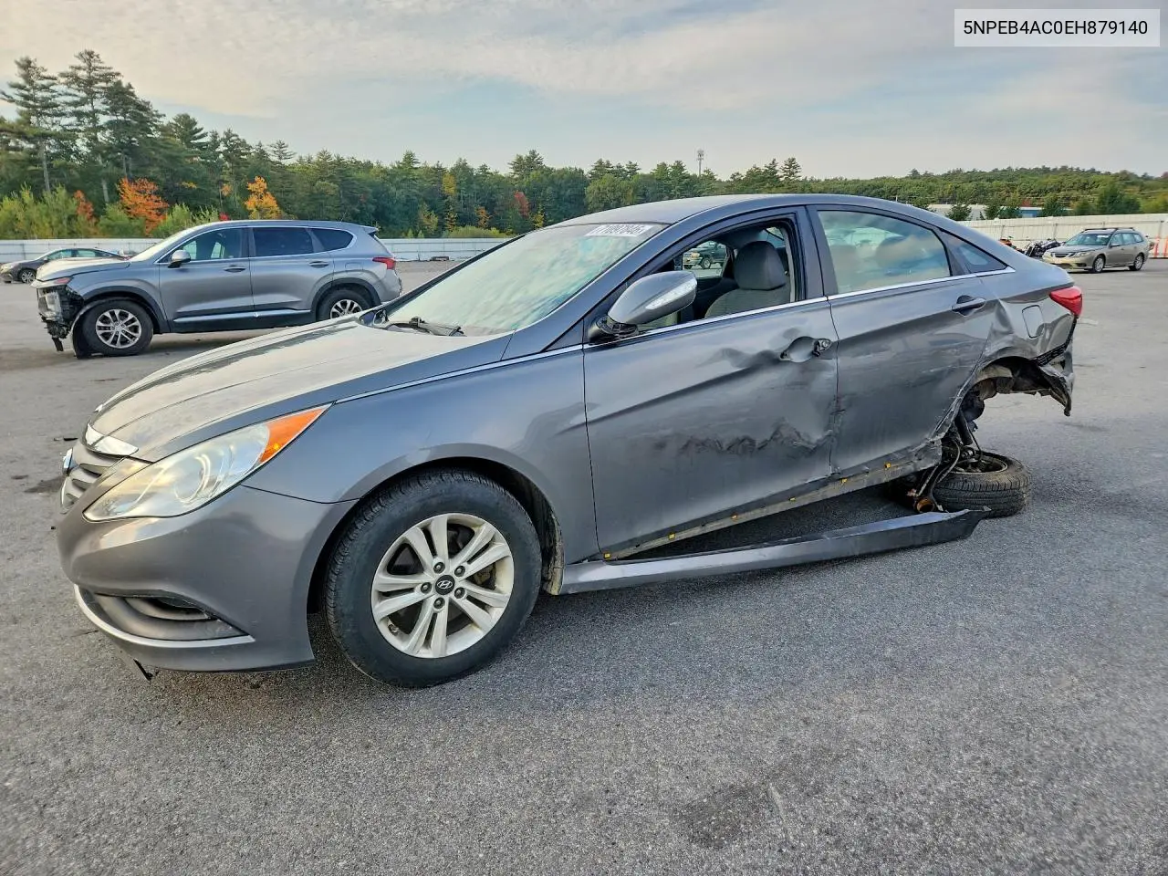 HYUNDAI SONATA 2014, VIN 5NPEB4AC0EH879140