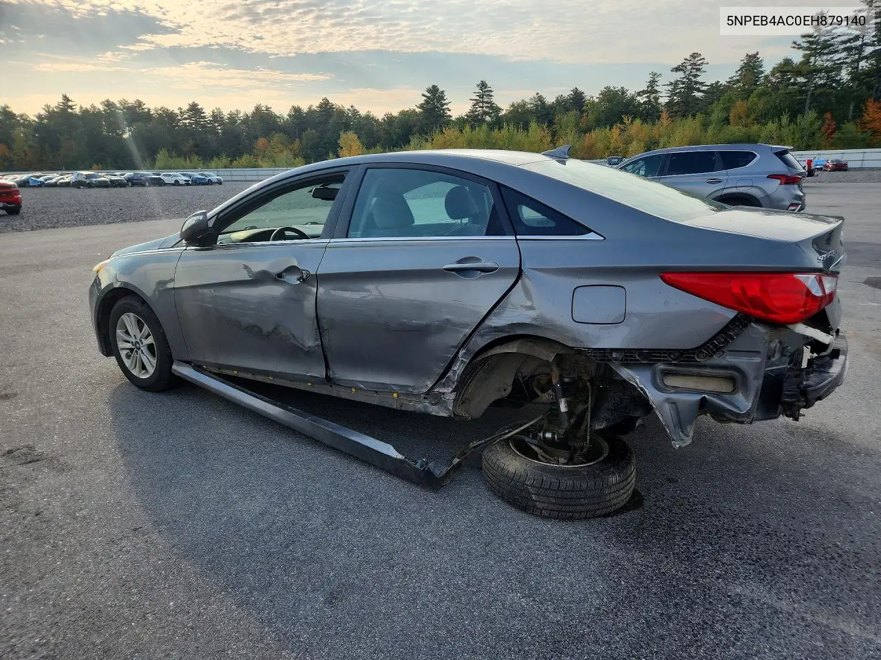 2014 HYUNDAI SONATA VIN 5NPEB4AC0EH879140 — фото 2