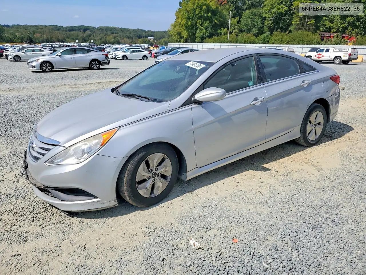HYUNDAI SONATA 2014, VIN 5NPEB4AC8EH822135