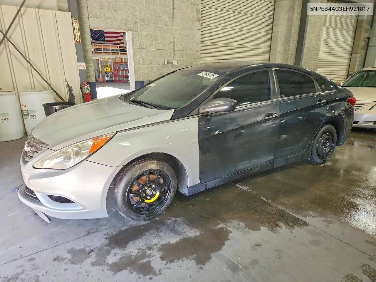 HYUNDAI SONATA 2014, VIN 5NPEB4AC3EH921817