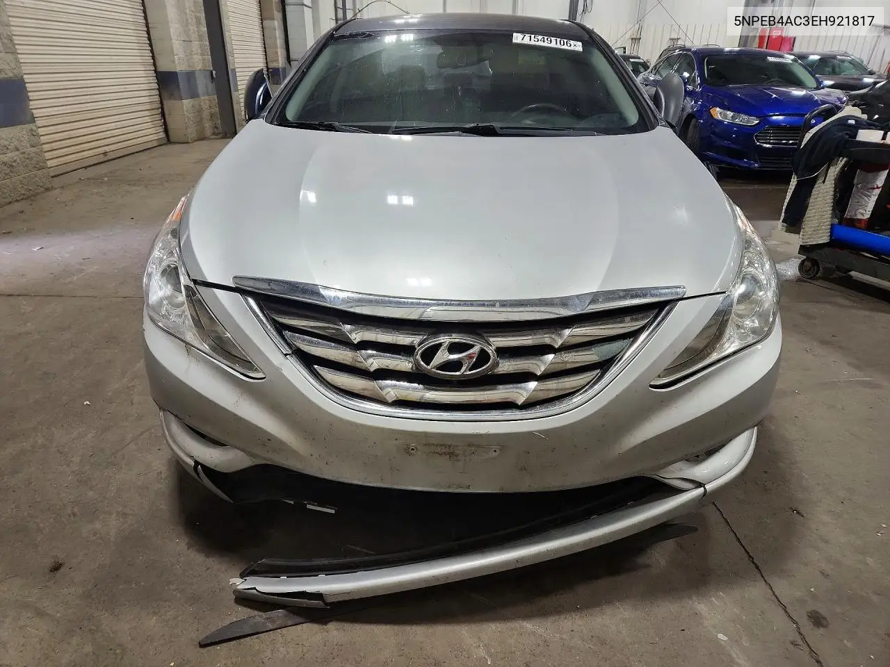2014 HYUNDAI SONATA VIN 5NPEB4AC3EH921817 — фото 5