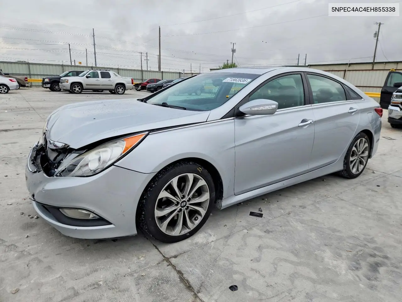 HYUNDAI SONATA 2014, VIN 5NPEC4AC4EH855338