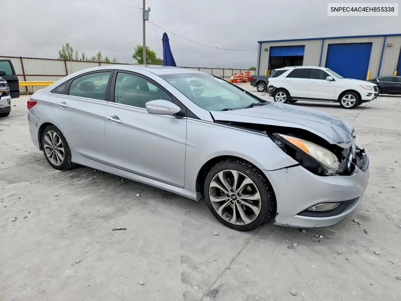 2014 HYUNDAI SONATA VIN 5NPEC4AC4EH855338 — фото 4