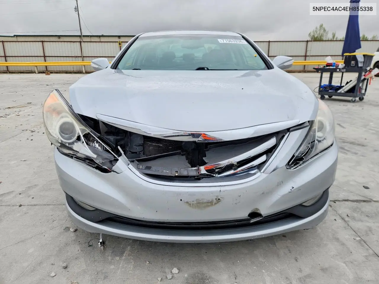 2014 HYUNDAI SONATA VIN 5NPEC4AC4EH855338 — фото 5
