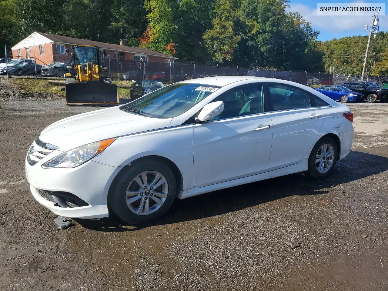HYUNDAI SONATA 2014, VIN 5NPEB4AC3EH903947