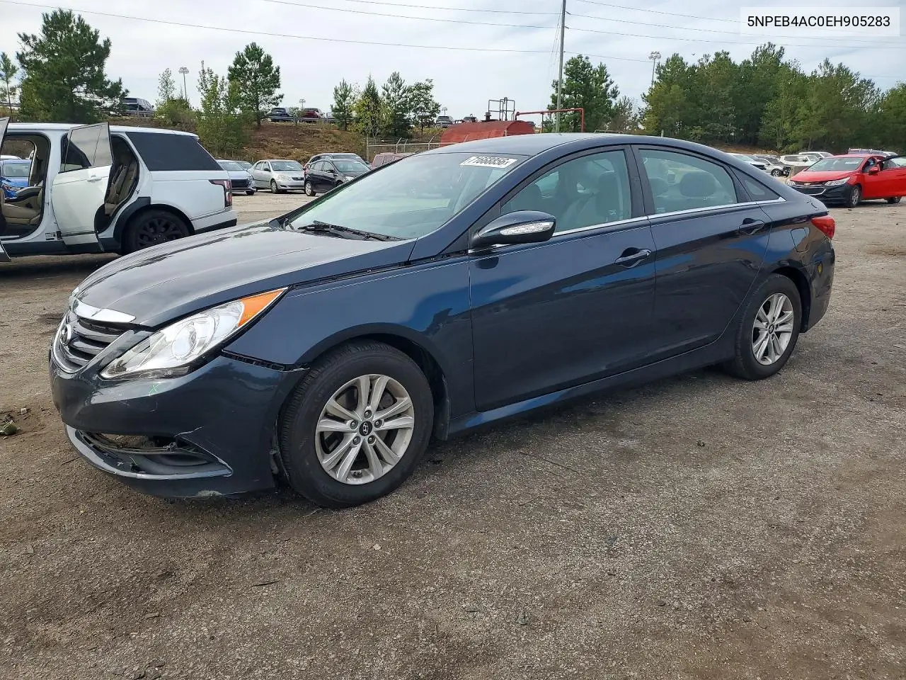 HYUNDAI SONATA 2014, VIN 5NPEB4AC0EH905283