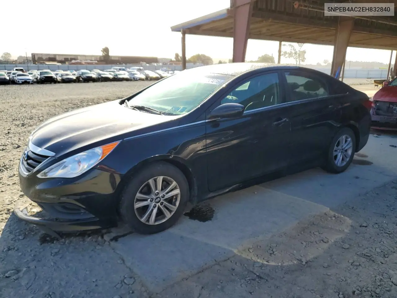 HYUNDAI SONATA 2014, VIN 5NPEB4AC2EH832840