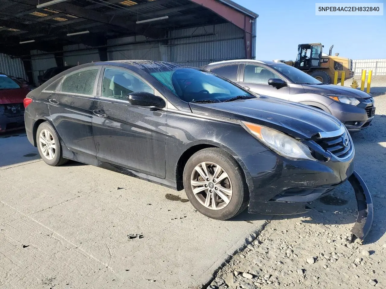 2014 HYUNDAI SONATA VIN 5NPEB4AC2EH832840 — фото 4