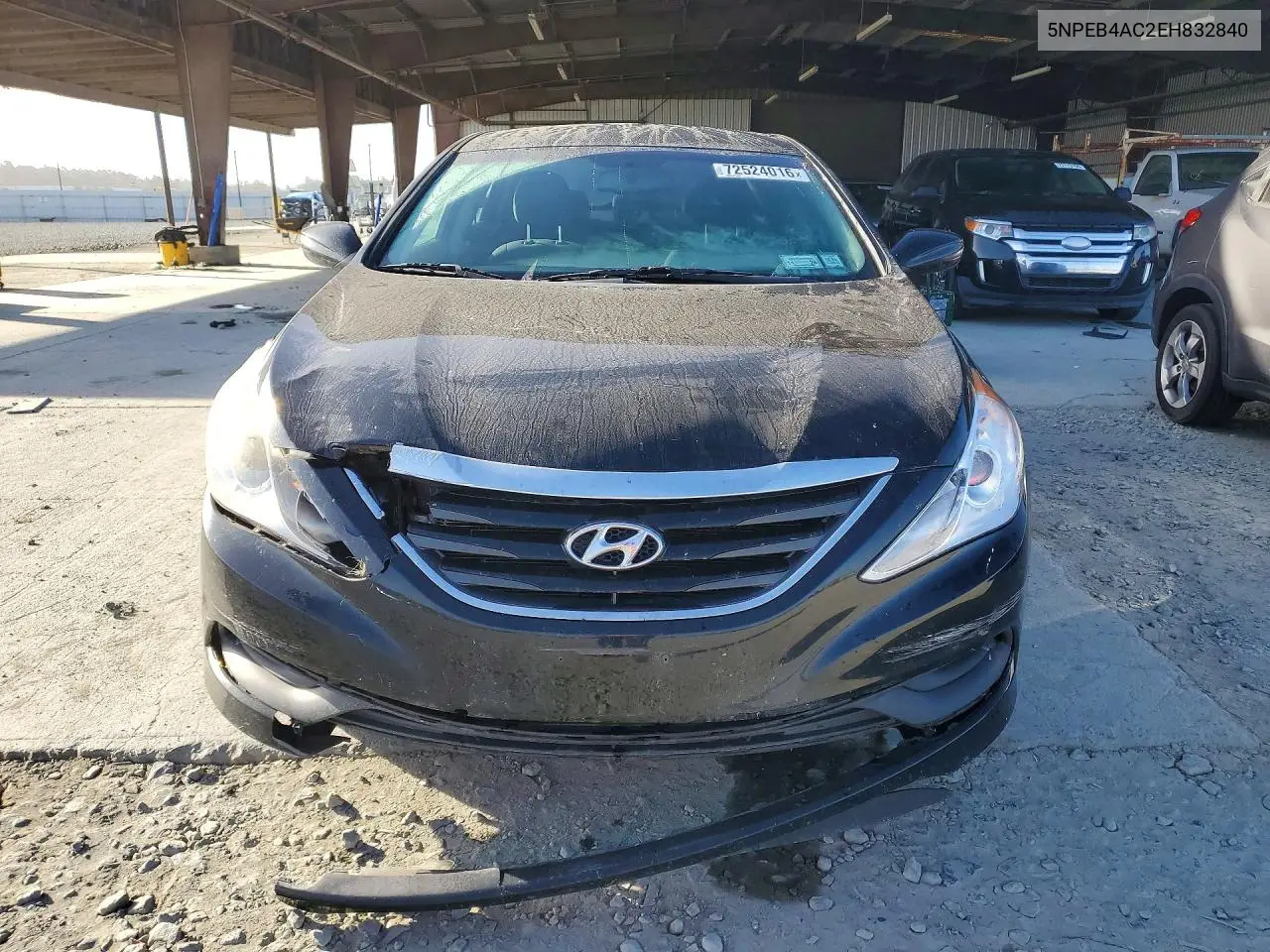 2014 HYUNDAI SONATA VIN 5NPEB4AC2EH832840 — фото 5