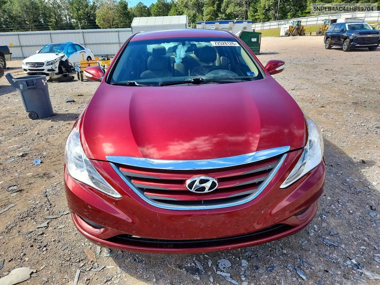 2014 HYUNDAI SONATA VIN 5NPEB4AC4EH889704 — фото 5