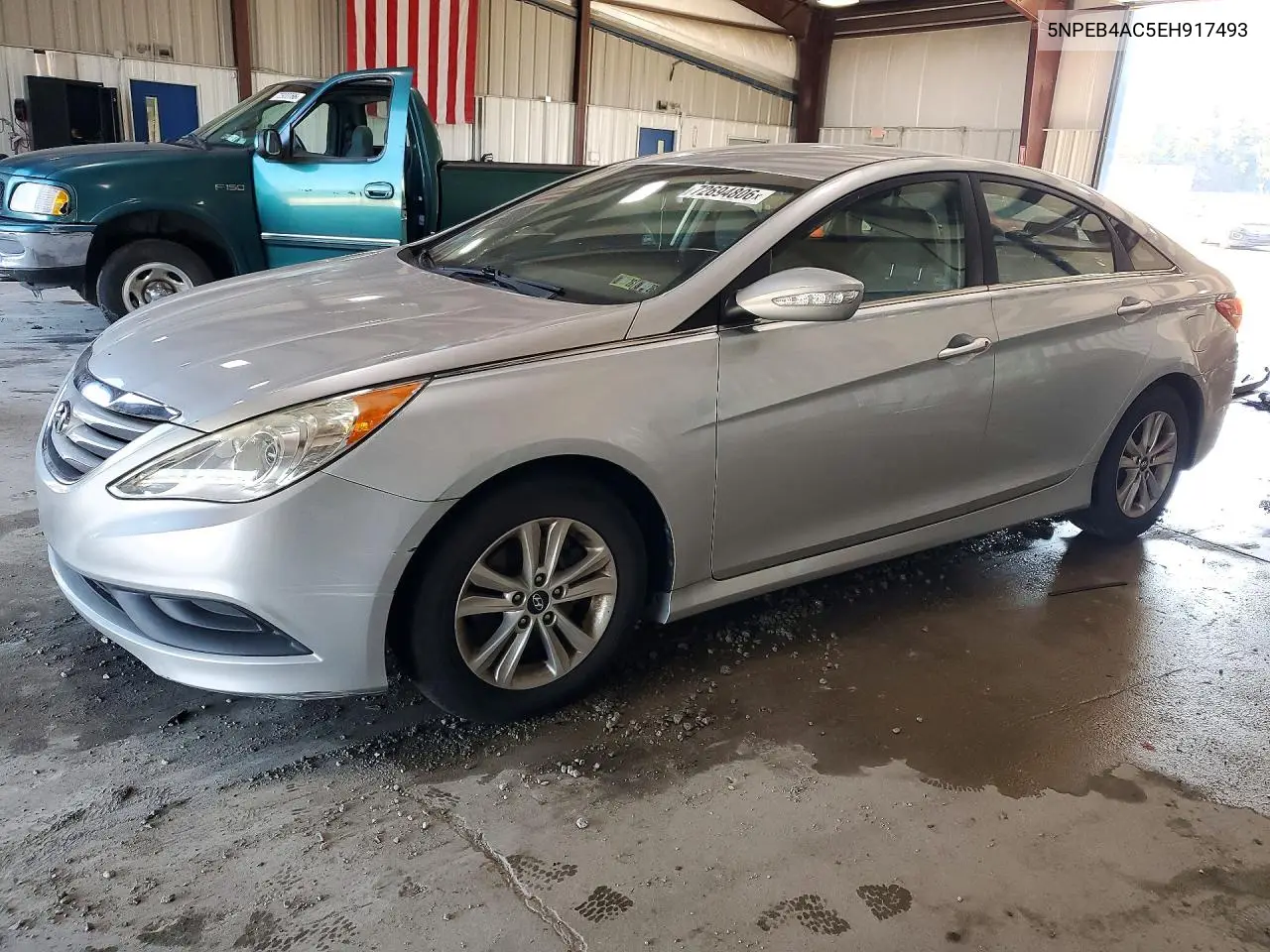 HYUNDAI SONATA 2014, VIN 5NPEB4AC5EH917493