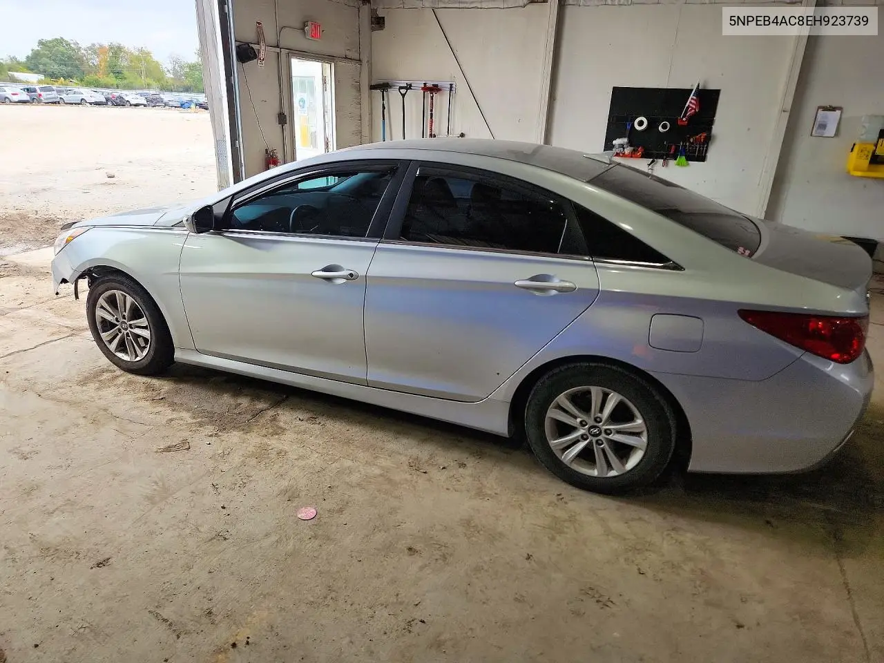 2014 HYUNDAI SONATA VIN 5NPEB4AC8EH923739 — фото 2